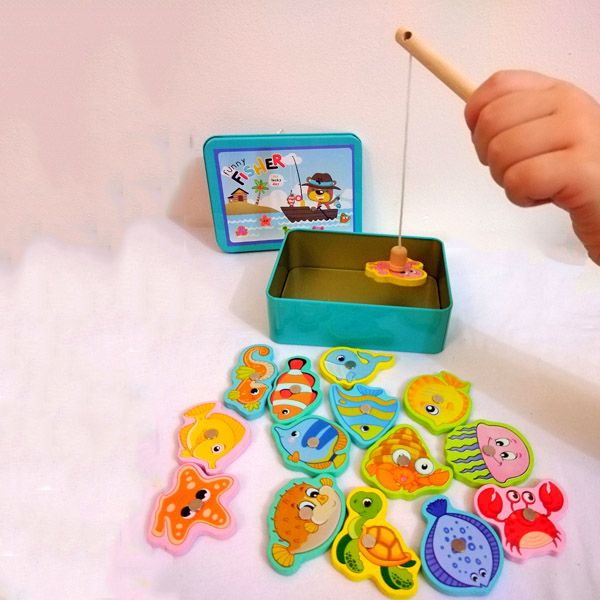 ماهی گیری چوبی (جعبه فلزی)